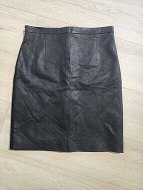 TIBI leather Skirt
